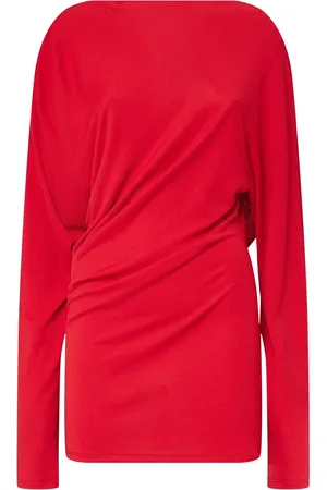 Jacquemus Robe Drapée Manches Longues La Robe Croisiere