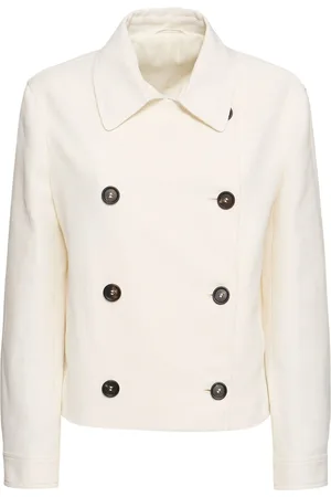 Brunello Cucinelli Veste Rembourrée En Coton Et Lin