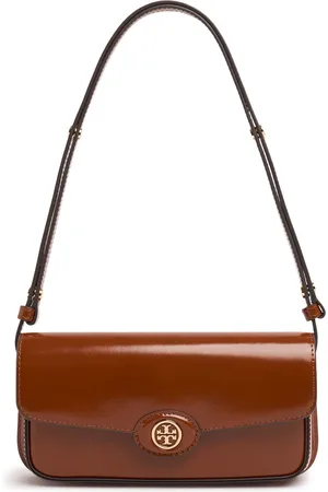 Tory Burch Sac En Cuir Brossé E/w Robinson