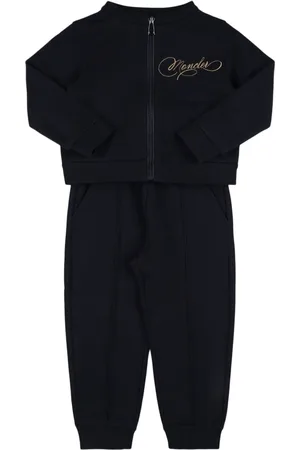 Moncler Ensemble De Sport En Coton À Logo