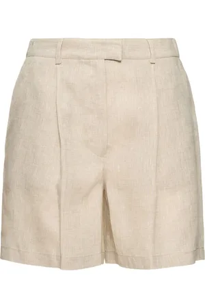 Brunello Cucinelli Bermuda En Lin Léger