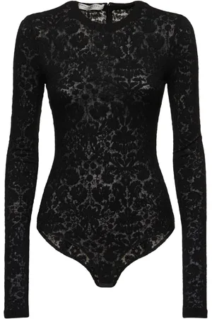 Serafini Body En Dentelle À Manches Longues
