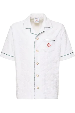 Casablanca Chemise Unisexe À Col Ouvert