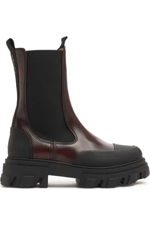 Ganni Bottes Chelsea Mid Cleated 50 Mm