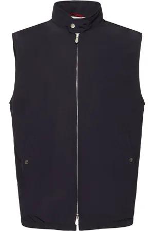 Brunello Cucinelli Gilet Imperméable En Nylon