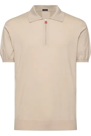 Kiton Polo Zippé En Coton