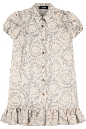 VERSACE Robe En Soie Imprimée