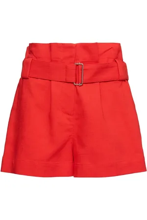 Msgm Short Taille Haute Avec Ceinture