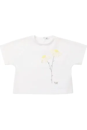 Il gufo T-shirt En Jersey Brodé