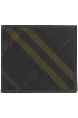 Burberry Portefeuille À Deux Volets À Carreaux