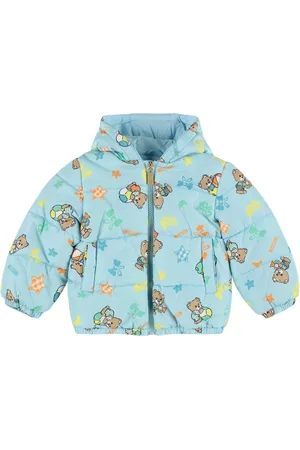 Moschino Doudoune En Nylon Imprimé
