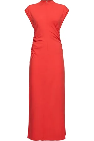 Msgm Robe Midi En Jersey Drapé