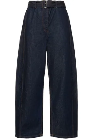 MAGDA BUTRYM Jean Baggy En Denim Avec Ceinture