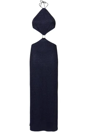 Oseree Robe Longue En Lurex Lumiere