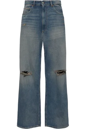 Maison Margiela Jean En Denim Usé À 5 Poches
