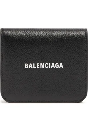 Balenciaga Portefeuille En Cuir Grainé