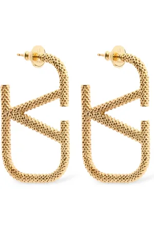 VALENTINO GARAVANI Pendants D’oreilles Grainés Vlogo Signature