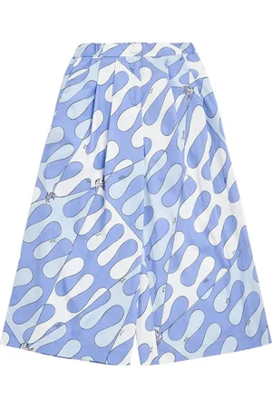 Puccini Pantalon En Popeline De Coton Imprimé