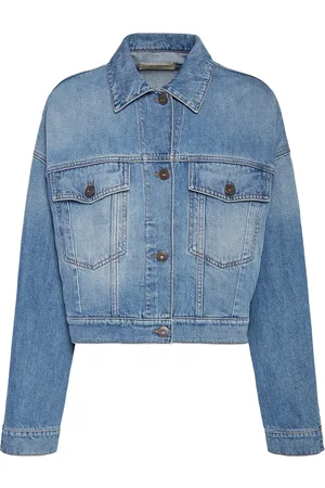 Max Mara Veste En Denim Fiumana