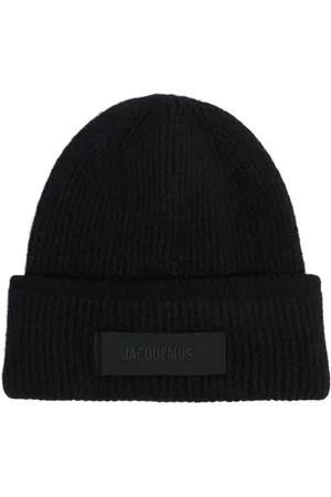 Jacquemus Bonnet En Alpaga Mélangé Gros-grain Le Bonnet