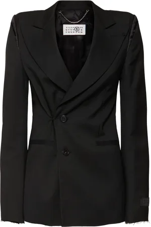 Maison Margiela Blazer En Viscose Mélangée