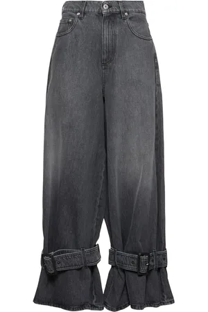 J.W.Anderson Jean Boyfriend Taille Mi-haute Avec Boucles