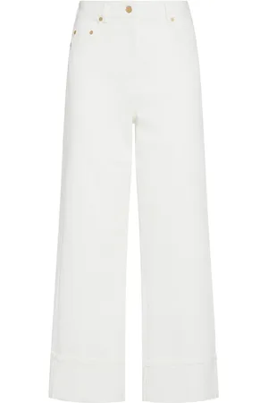 Max Mara Jean Court En Denim Taille Mi-haute Cervia