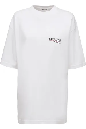 Balenciaga T-shirt Oversize En Jersey À Logo