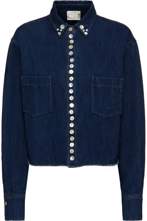 FORTE FORTE Chemise En Denim De Coton Brodé
