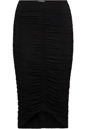 Isabel Marant Jupe Mi-longue En Viscose Ruchée Vicky