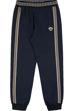 VERSACE Pantalon En Coton Brodé