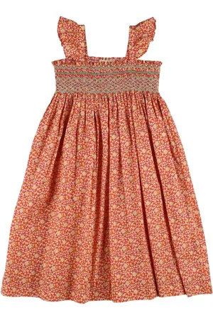 BONPOINT Robe En Mousseline De Coton Imprimé