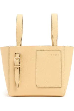 VALEXTRA Sac À Main Mini En Cuir Bucket