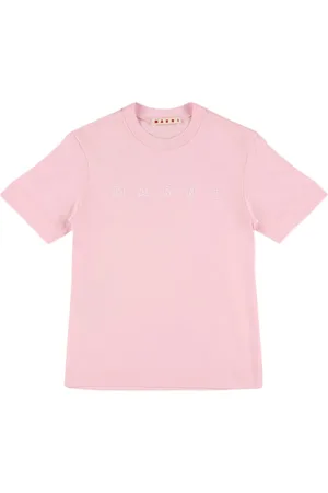Marni T-shirt En Jersey De Coton Imprimé