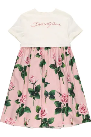 Dolce & Gabbana Robe En Coton Imprimé