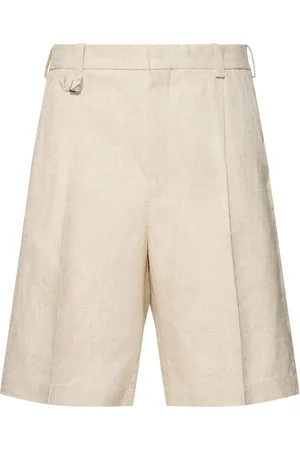 Jacquemus Short En Lin Mélangé Le Short Melo