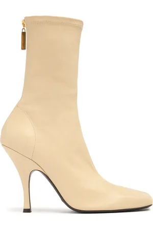 Khaite Bottes En Cuir De Veau Eva 100 Mm