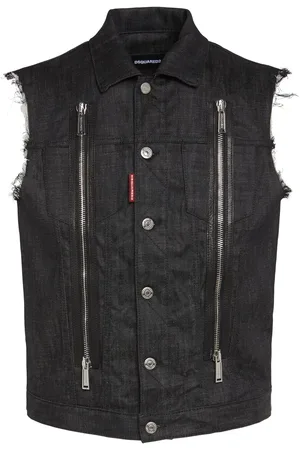 Dsquared2 Gilet Zippé En Denim