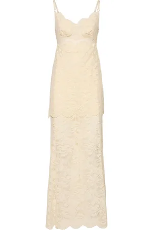 Paco rabanne Robe Longue En Dentelle