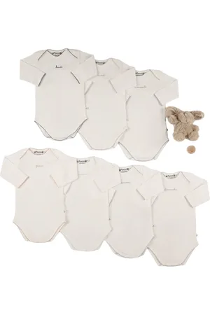 BONPOINT Lot De 7 Bodys En Jersey De Coton