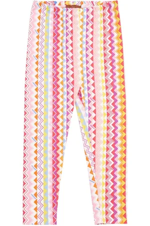 Missoni Legging En Jersey De Coton Mélangé Imprimé