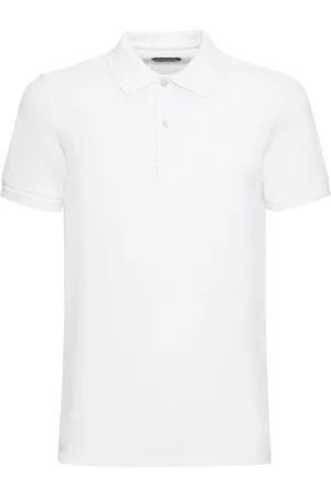 Tom Ford Polo En Piqué De Coton Tennis