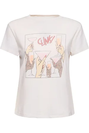 RE/DONE T-shirt En Jersey Imprimé Classic Cheers