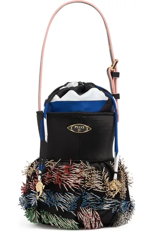 Puccini Sac Mini En Satin Brodé Pucinella