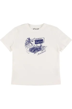BONPOINT T-shirt En Jersey De Coton Imprimé