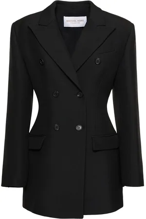 Michael Kors Blazer En Gabardine À Double Boutonnage