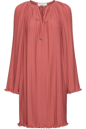 Lanvin Robe Courte Plissée