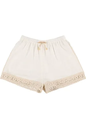 ZIMMERMANN Short En Dentelle Et Coton