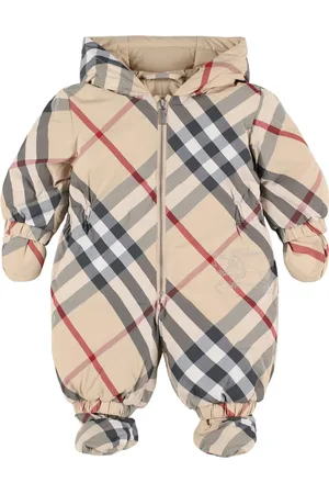 Burberry Combinaison En Nylon Imprimé Carreaux