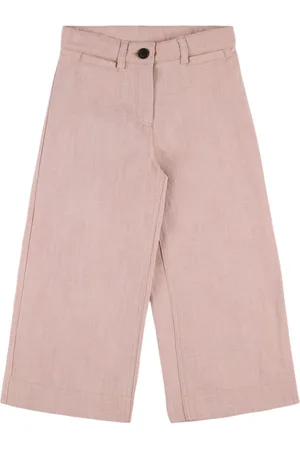 BONPOINT Pantalon Ample En Denim De Coton Mélangé